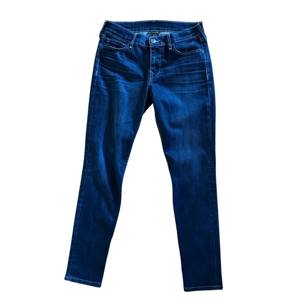 Vintage True Religion Abbey Super Skinny Jeans Size 28 Dark Wash